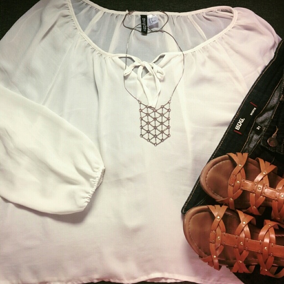 White blouse from H&M