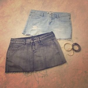 Forever 21 Light Denim Mini Skirt