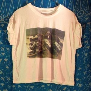 Brandy Melville camera cropped top