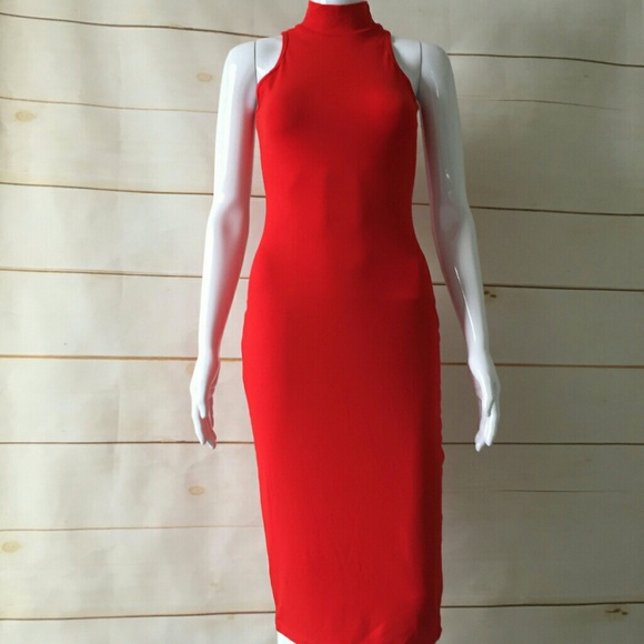 Classy sexy red dress - Picture 2 of 4