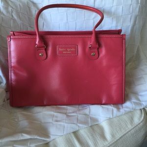 Large pink Kate Spade handbag