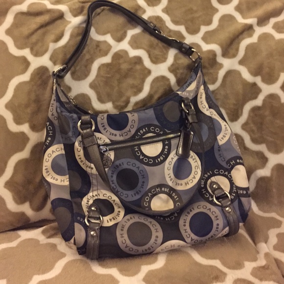 Coach multi color bag