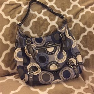 Coach multi color bag