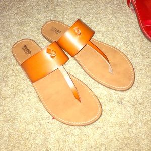 Tan sandals