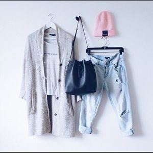 💕Freebie+21 "mansur" faux leather bucket bag