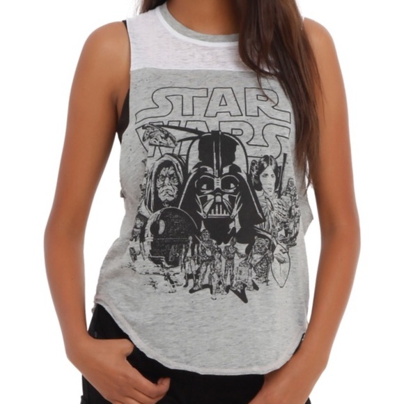 Star Wars Tonal Girls Muscle Top 👽
