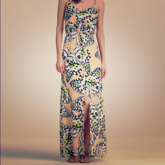Dolce Vita Multicolor Butterfly Print Maxi