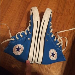 Royal Blue Converse High Tops