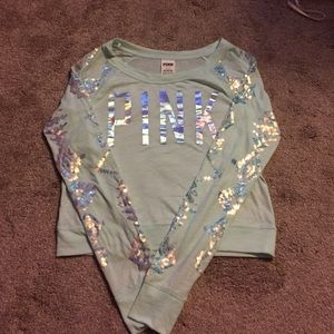 Pink long sleeve top