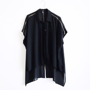 Chiffon Zip Blouse