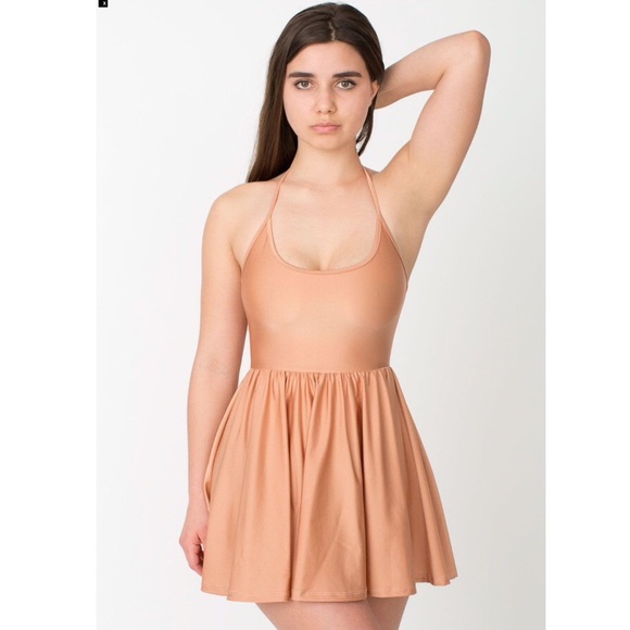 Nylon Tricot Skater Dress