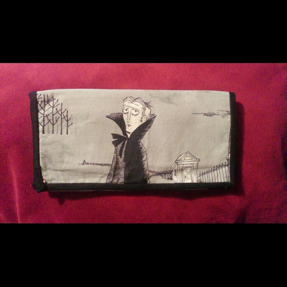 Trifold Dracula Cloth wallet/makeup bag