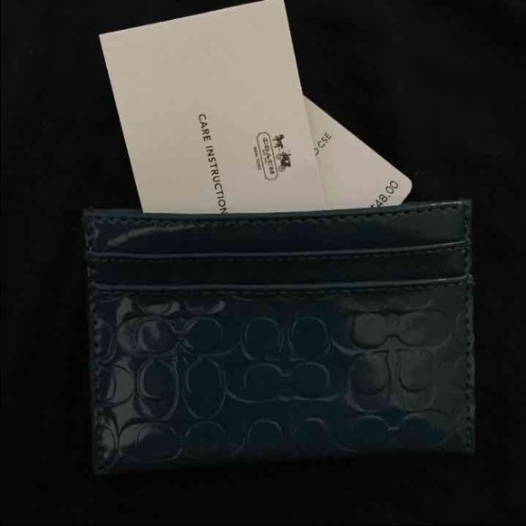 NWT coach credit card holder