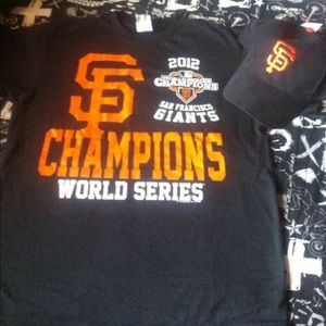 Giants size large kids . Hat is one size fits most