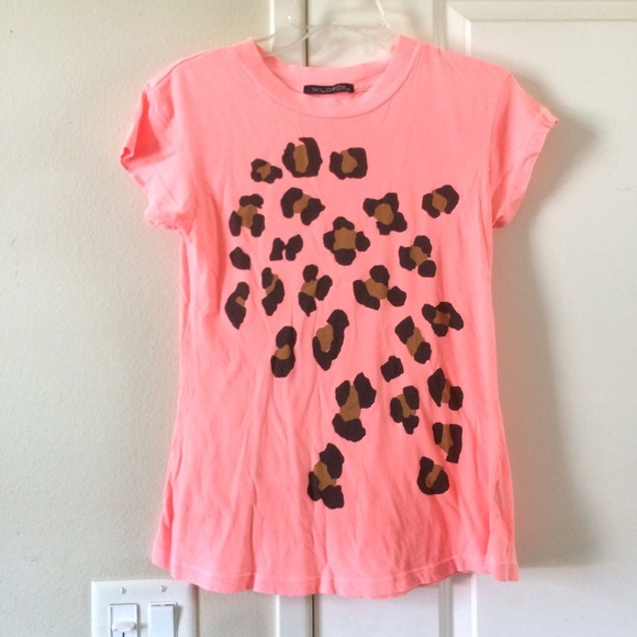 Wildfox cheetah print tee