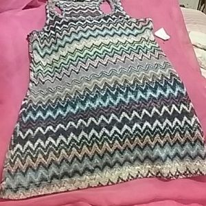 Sheer knitted tank