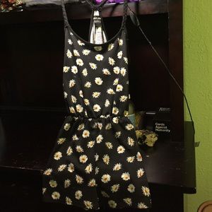 Sunflower Printed Romper from Wet Seal