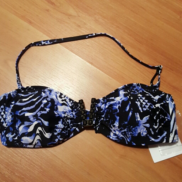 Black/blue bathing suit new!!!