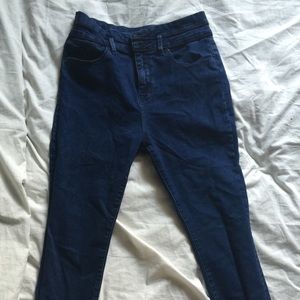 High waisted dark rinse BDG jeans urban outfitters