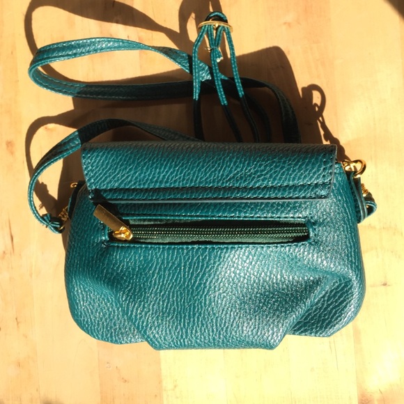 Mini Green / Turquoise / Teal Cross-body Purse - Picture 3 of 4