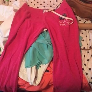 Golly hicks pink sweat pants size small
