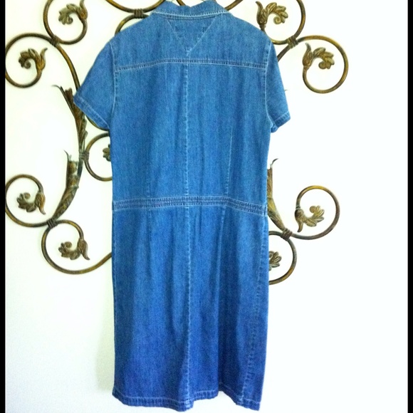 SALE...TOMMY HILFIGER DENIM DRESS - Picture 3 of 3