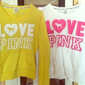 VICTORIA SECRET's Pink Collection Sweat Shirts