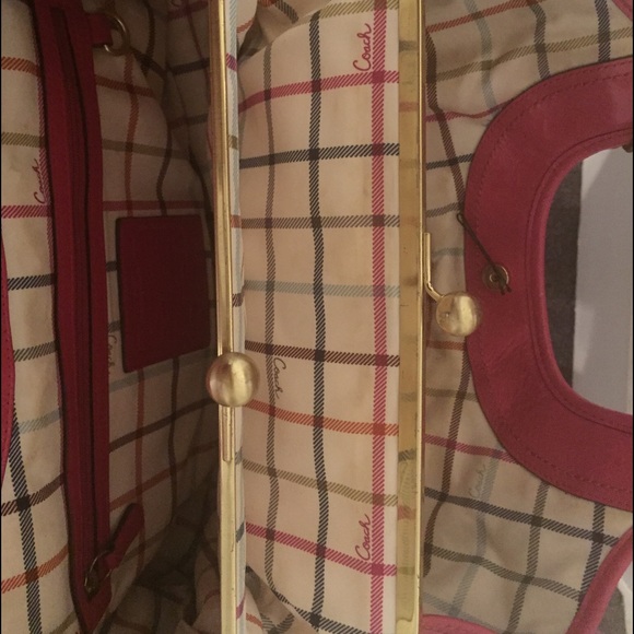 Coach pink leather bag - Picture 3 of 3