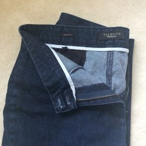 Talbots Dark Denim Bootcut Jeans