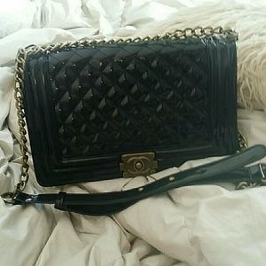 Large quilted let boy bag