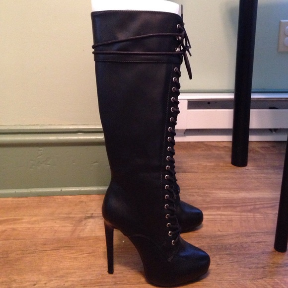 Lace - up boots