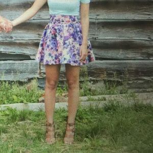 H&M floral skirt