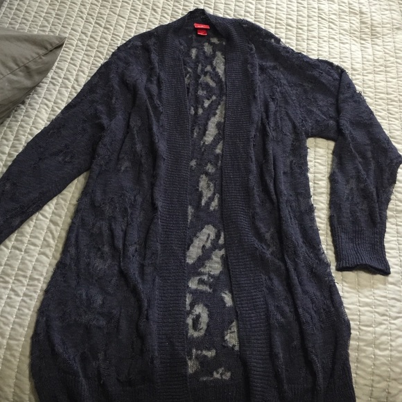 Knee length sweater