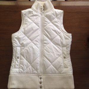 Winter White Layering Vest