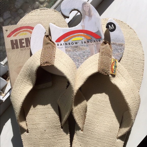 Hemp Rainbow Sandals NWT