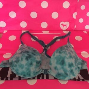 VS pink bra push up - racer back