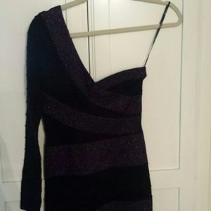 One shoulder dress