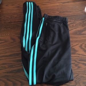 Adidas tiro 15 training pant turquoise/black