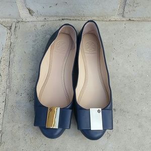 Tory Burch navy flats. On hold! 🚫