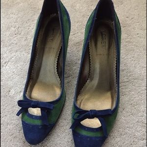 J. Crew suede pumps 7.5