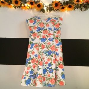 Floral Sweetheart Heart Dress 🌺🎀