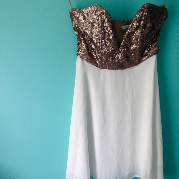 TOBI strapless dress