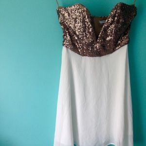 TOBI strapless dress