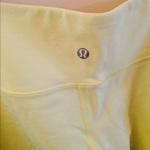 NWT Lululemon Wunder Under Pant - Yellow