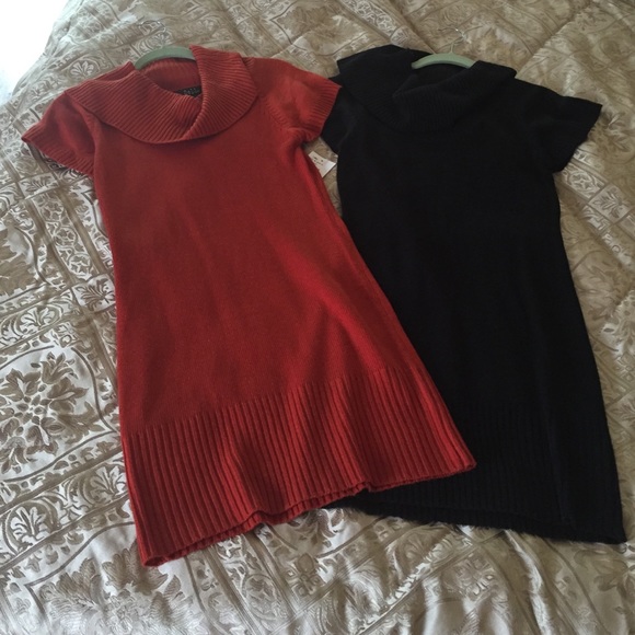 Lot, bundle 2 sweater dresses. idoll. sz. Medium. - Picture 1 of 4