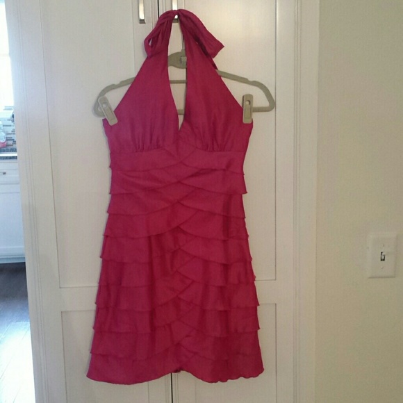 Pink cocktail dress