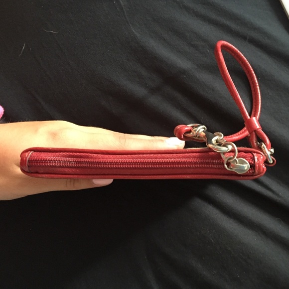 Coach Red Heart Wristlet - Picture 3 of 4