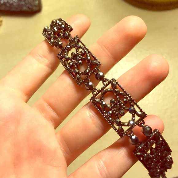 Antique pewter bracelet