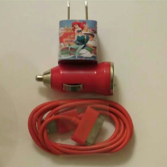phone charger set the little mermaid "ariel"