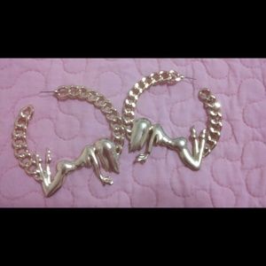 Sexy stripper earrings